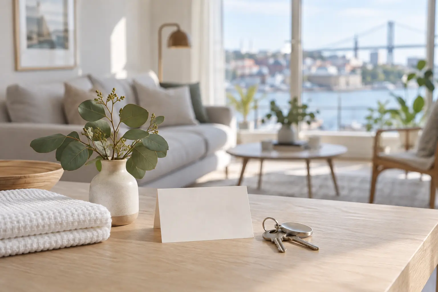 Välkomnande sovrum för nästa Airbnb-gäst