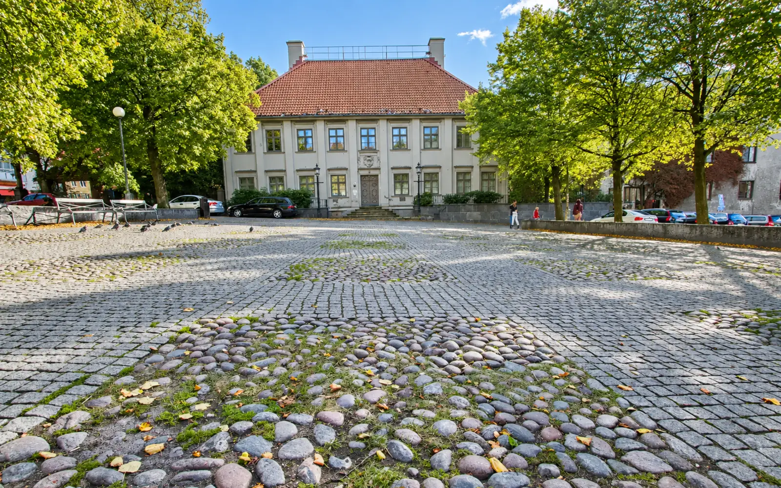 Stigbergstorget och Gathenhielmska huset i Majorna